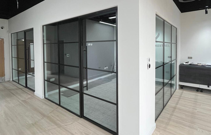 Clear Glass Performance Partitioning Supplies, South East, London, UK