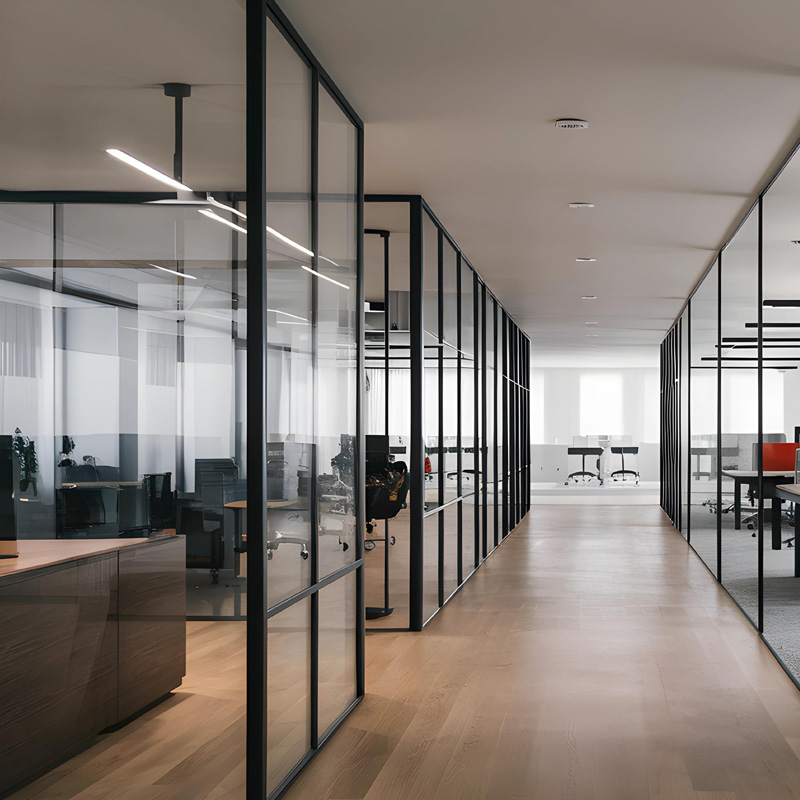 Modern office partitioning
